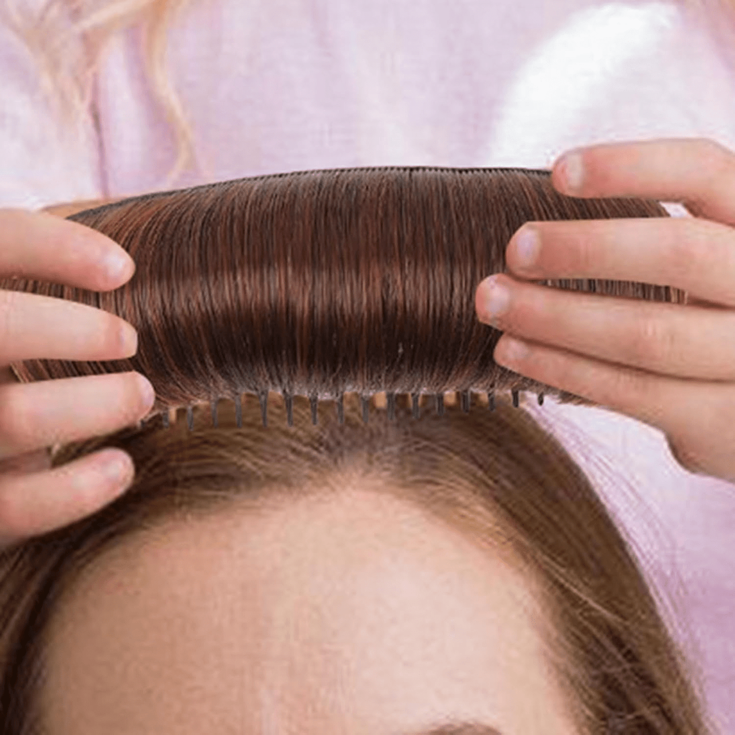 Perruque Femme - HairCushionWig™ - Marron foncé - Beauté en soi