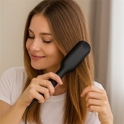 36.Brosse lissante chauffante | 3 - en - 1 Pro - Beauté en soi