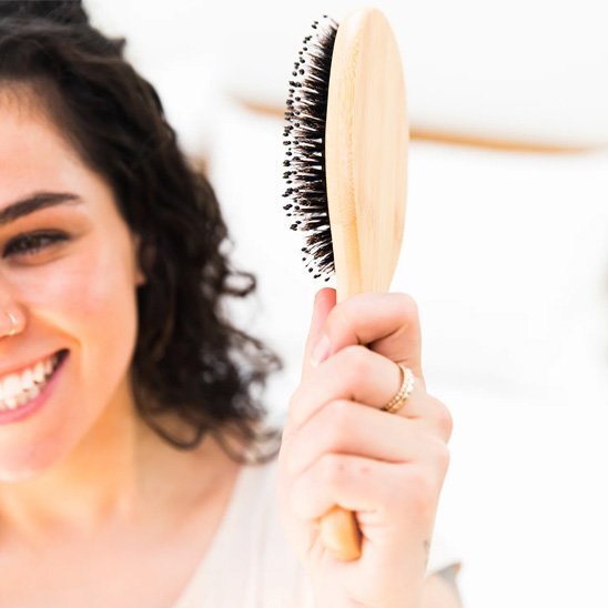 53.Brosse poil de sanglier | NaturShine - Beauté en soi