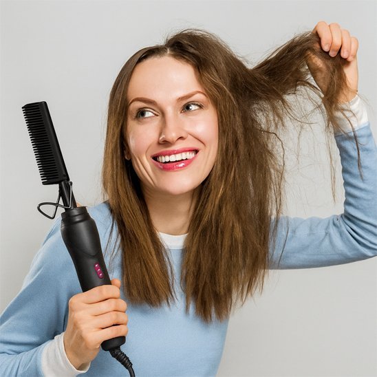 69.Peigne chauffant | DompteStyle - Beauté en soi