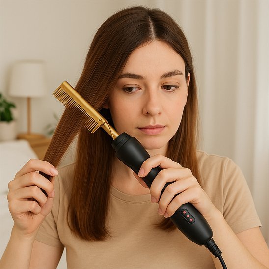 69.Peigne chauffant | DompteStyle - Beauté en soi