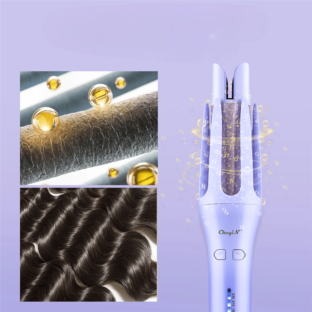 Boucleur Cheveux - AutomaticHairCurler™ - Violet - Beauté en soi