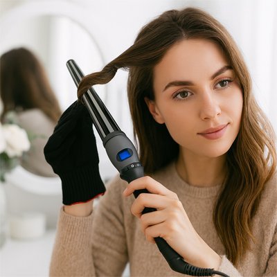 fer a friser digital femme brune