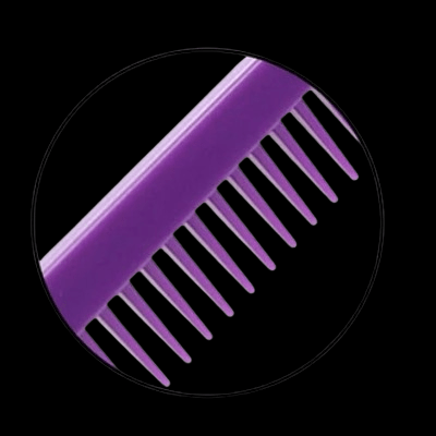Peigne à Cheveux - ProHairComb™ - Mauve - Beauté en soi