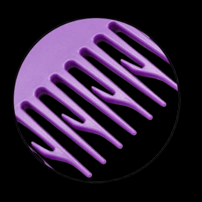 Peigne à Cheveux - ProHairComb™ - Mauve - Beauté en soi