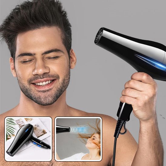 seche cheveux noir homme